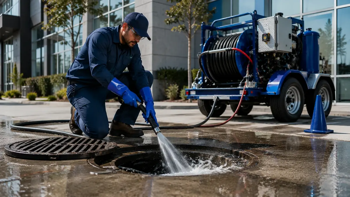 Commercial Hydro Jet Drain Cleaning in Sherman Oaks