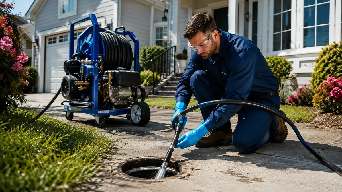 Residential Hydro Jet Drain Cleaning in Sherman Oaks